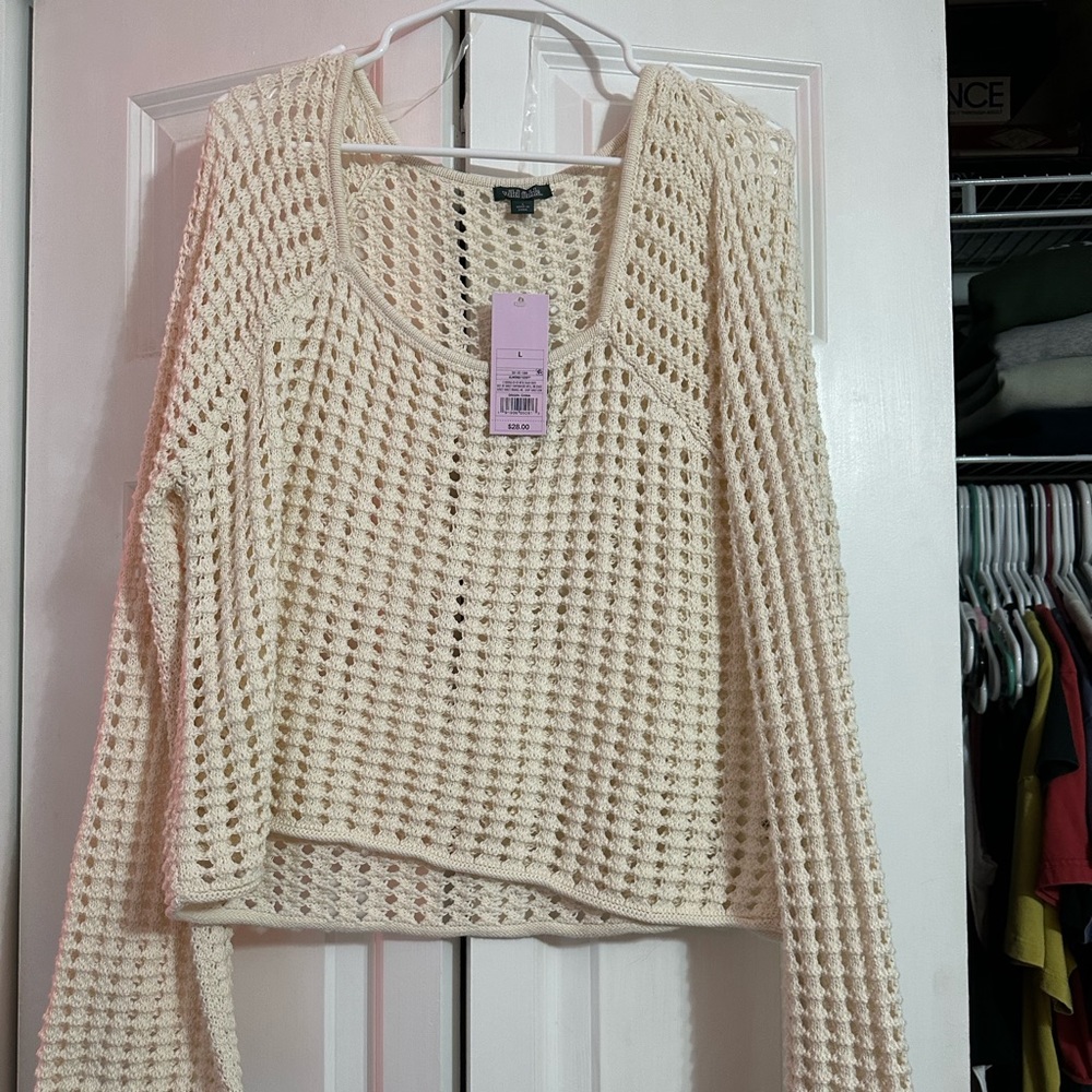 Cream sweater
